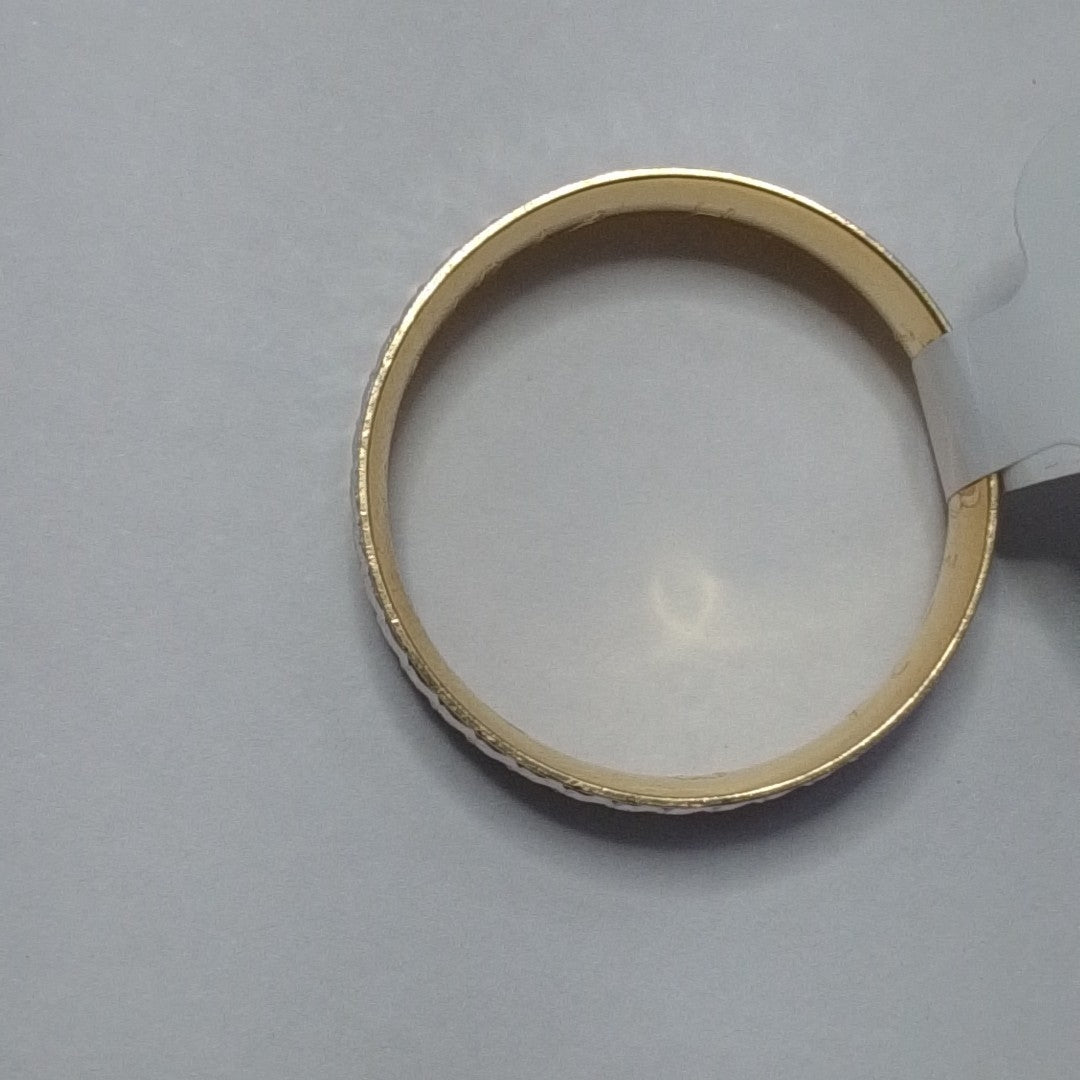 ARGOLLA ORO, ORO COMBINADO 14 K 3.3 GRMS (SEMINUEVO)