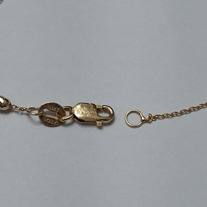PULSERA ORO COMBINADO 14 K 1,10 GRMS (SEMINUEVO)