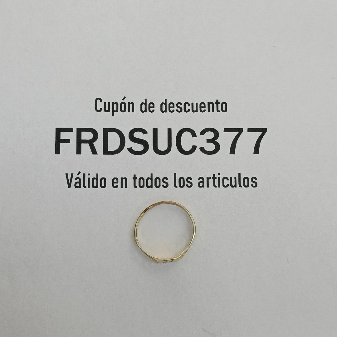 ANILLITO ORO 10 K 0.9 GRMS (SEMINUEVO)