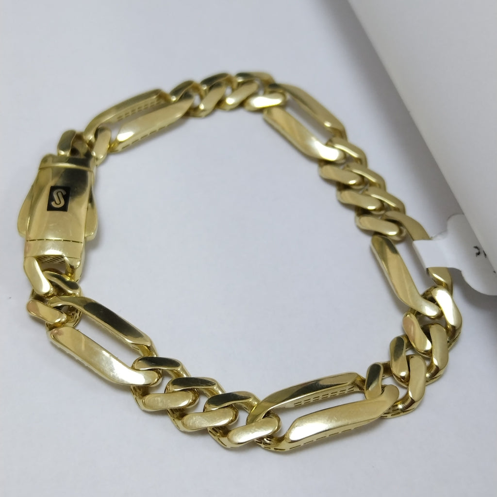 PULSERA MONACO ORO 14K 9 (NUEVO)
