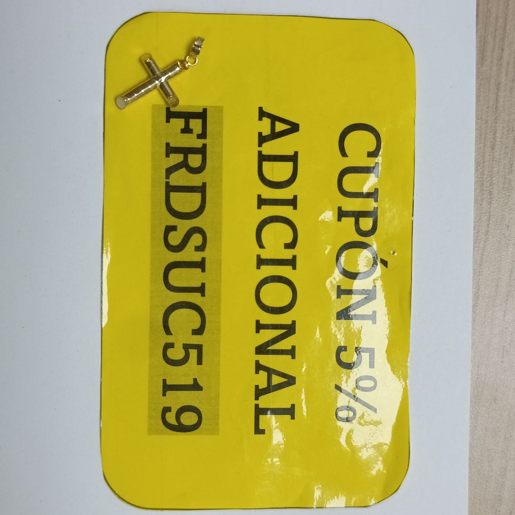 DIJE CRUZ 14K 1.1 GR (NUEVO)