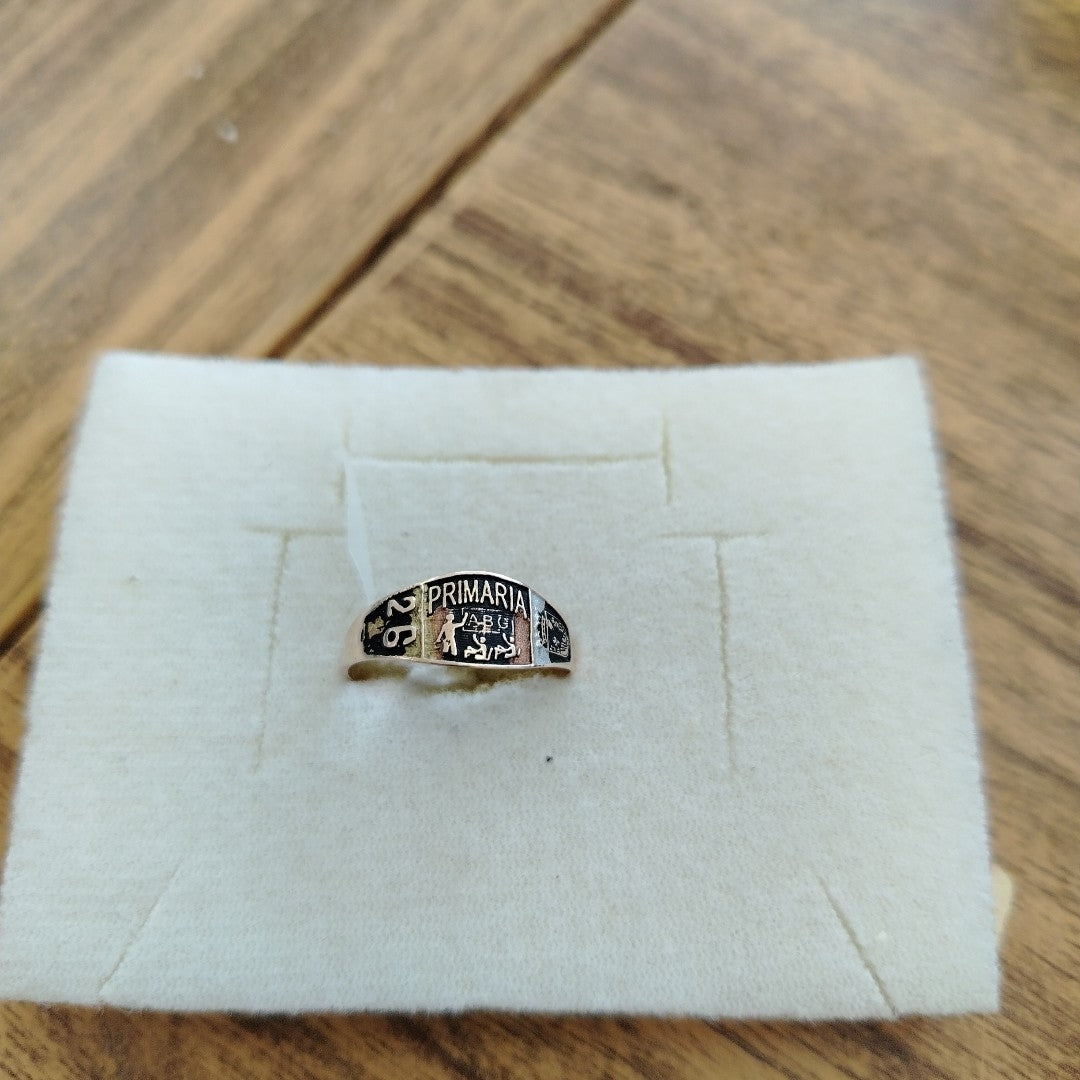 ANILLO DE GRADUACIÓN ORO 8 K 1 GRMS (SEMINUEVO)