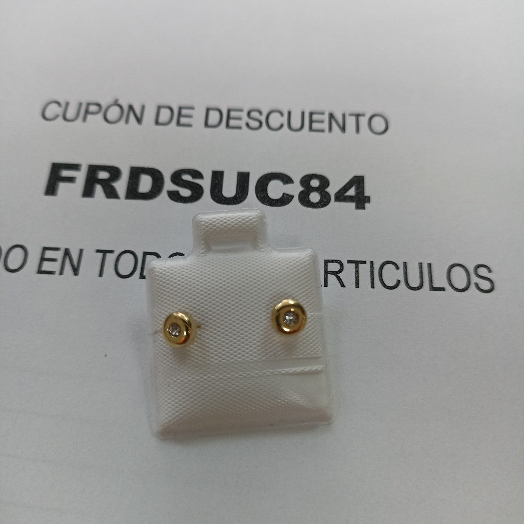 BROQUELES BROQUEL C CIRCONIA 14K 0.27 GR (NUEVO)