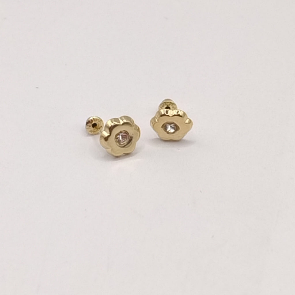 BROQUELES BROQUEL FIG FLOR C CIRCONIA 14K 0.2581 GR (NUEVO)