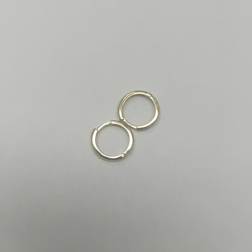 ARETES ARRACADA C CIRCONIAS 14K 1.6 GR (NUEVO)