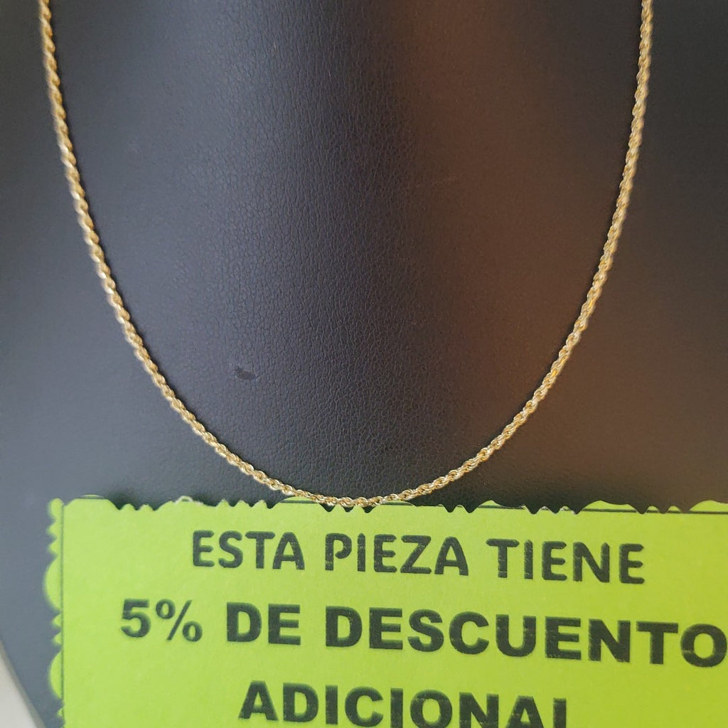 CADENA TORZAL 14K 55 CM 3 GR (NUEVO)