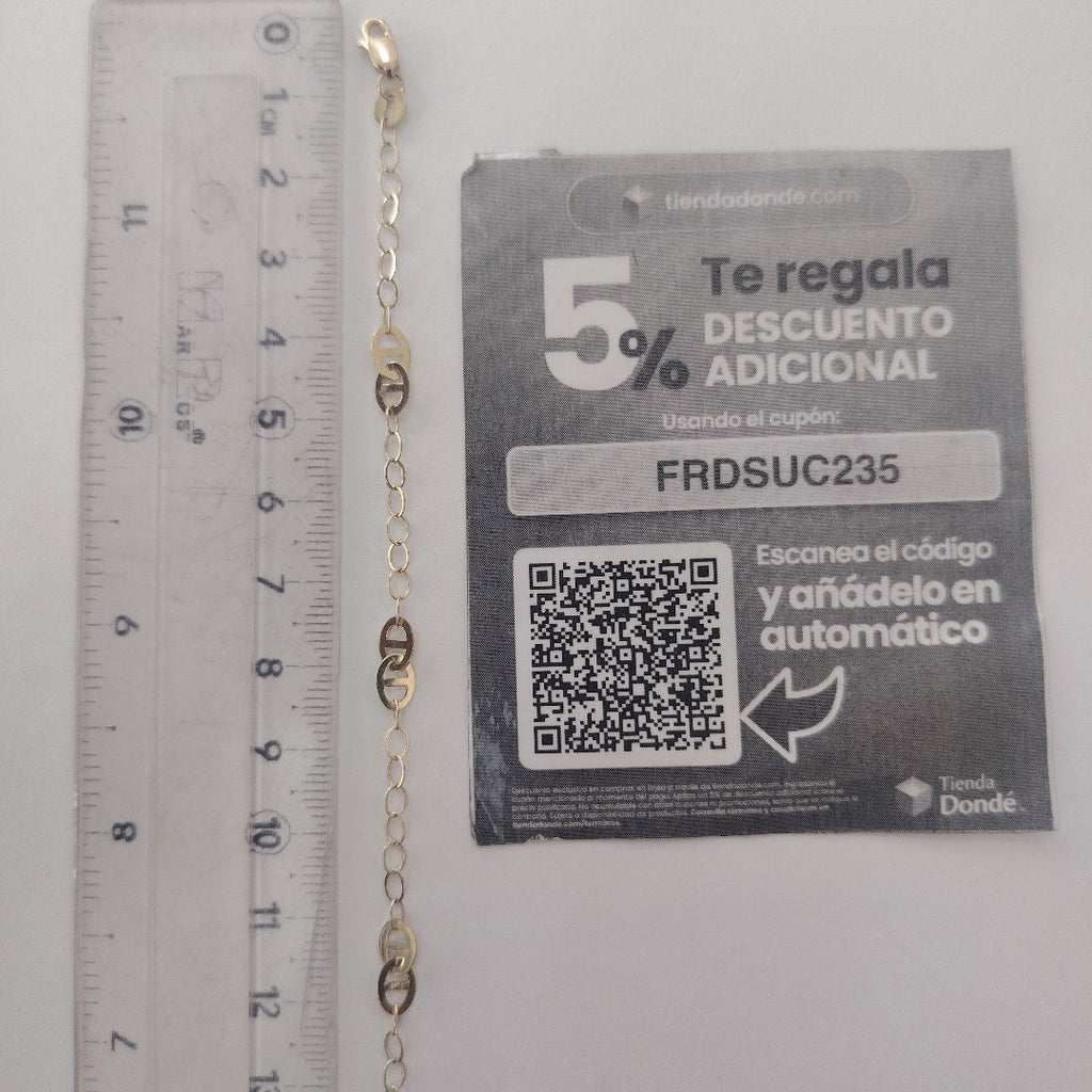 PULSERA ESPECIAL 14K 21 CM 1.9 GR (NUEVO)