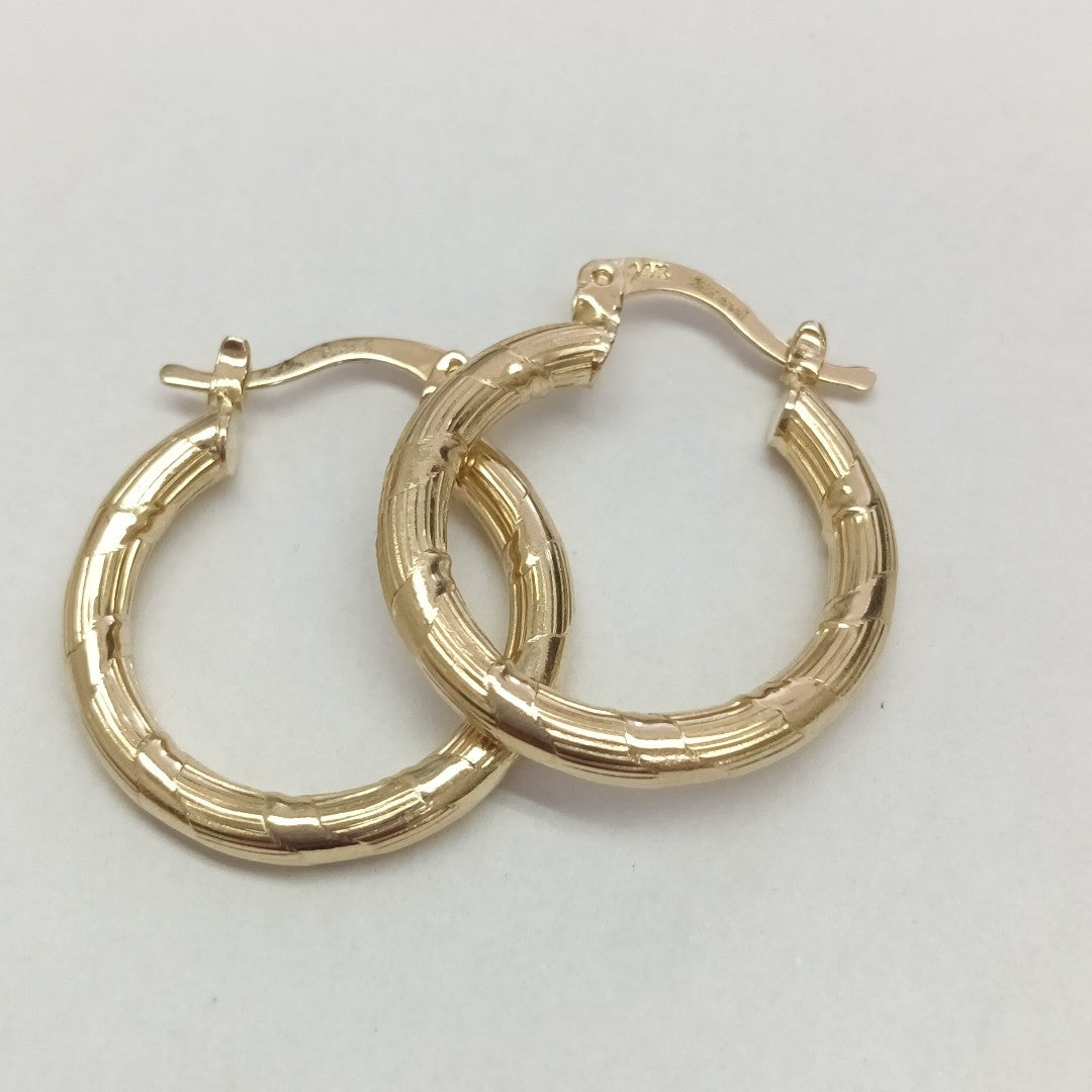 ARETES ARRACADAS 14K 2.7 GR (NUEVO)