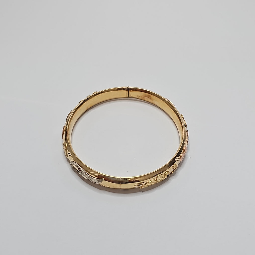 PULSERA RIGIDA ORO 10 K 12,80 GRMS (SEMINUEVO)