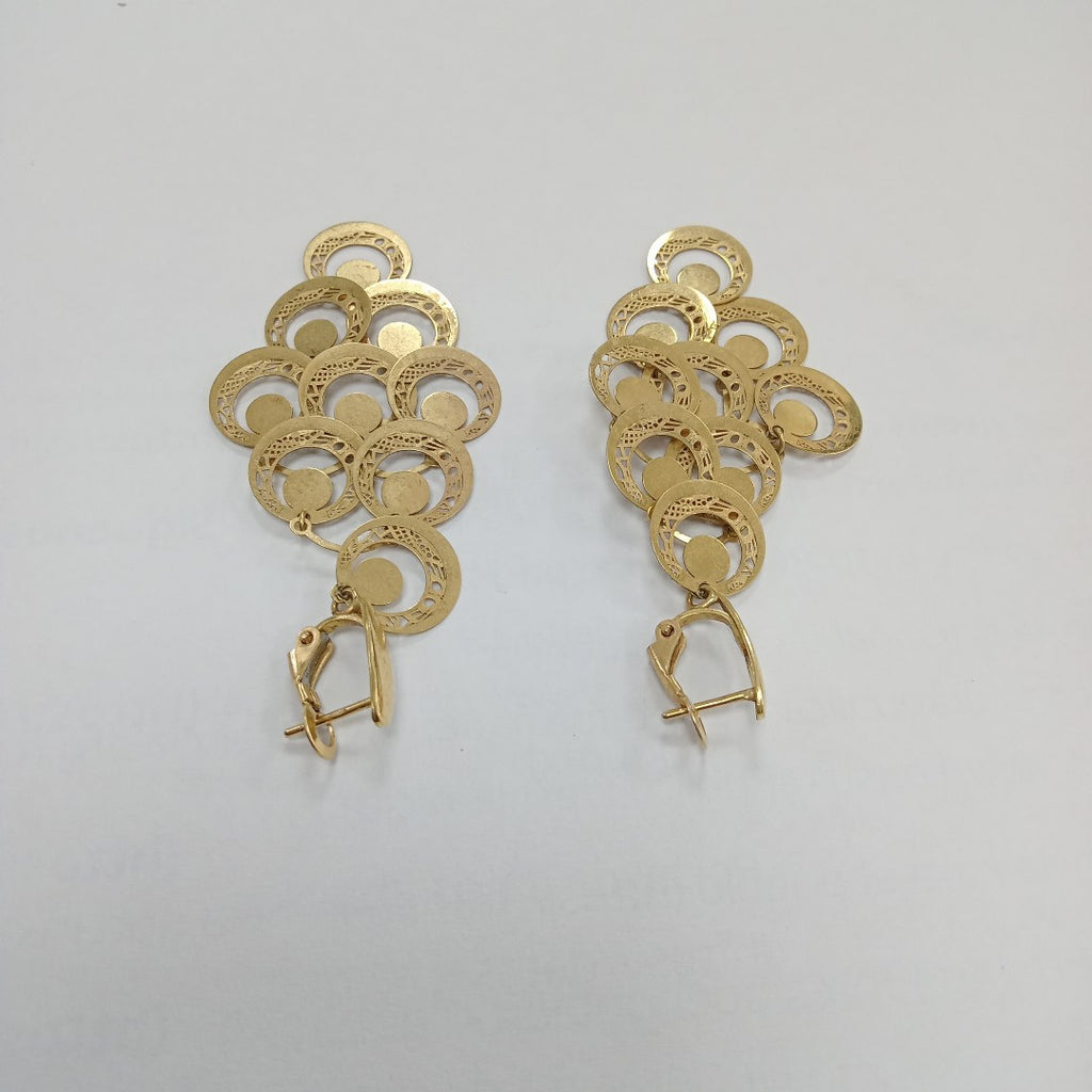 ARETES PAR ORO 18 K 8.7 GRMS (SEMINUEVO)