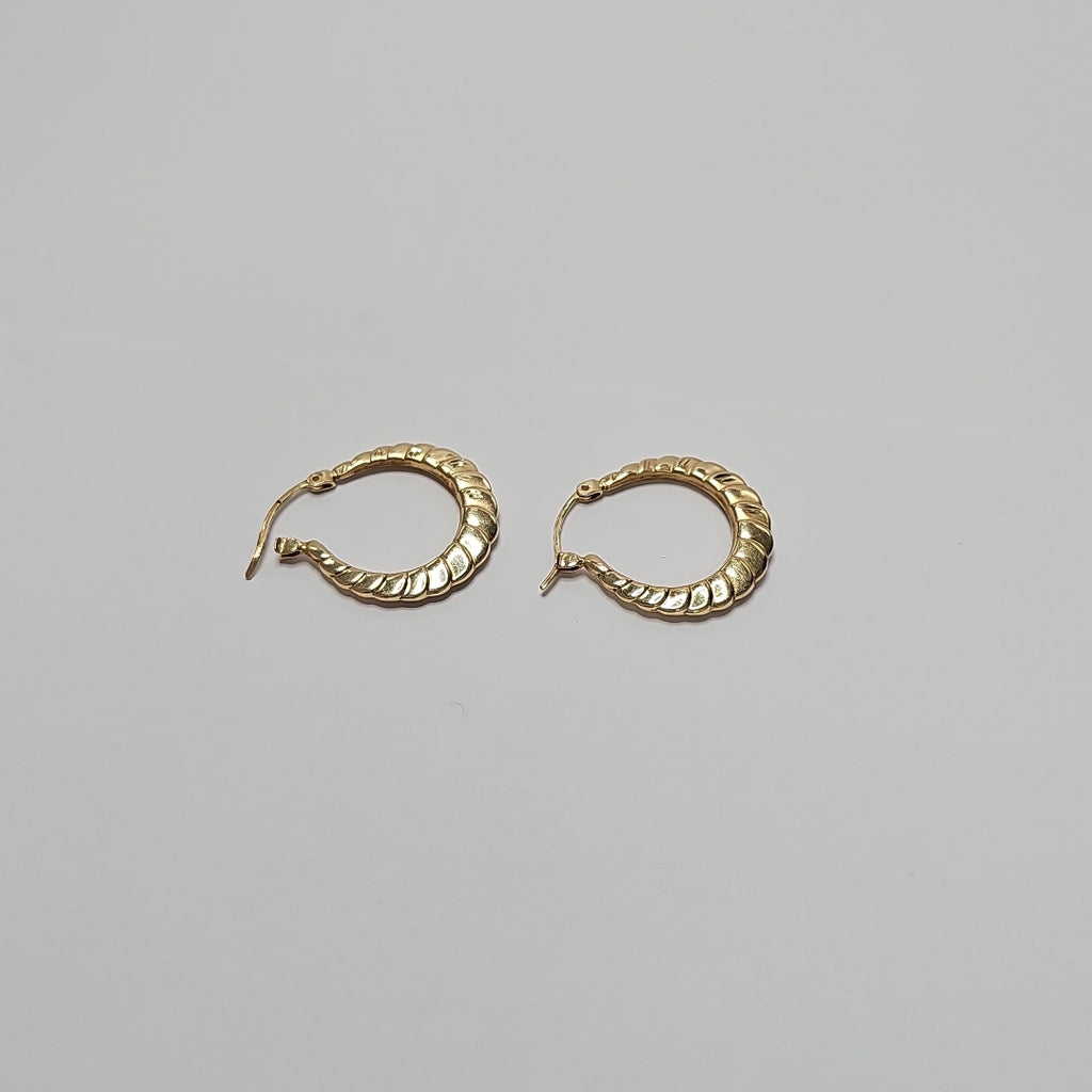 ARRACADAS PAR ORO 14 K 2.2 GRMS (SEMINUEVO)