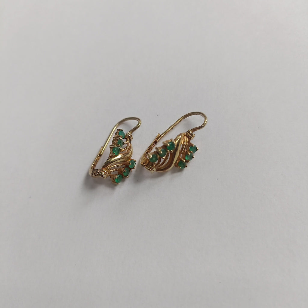 ARETES PAR ORO 14 K 2,60 GRMS (SEMINUEVO)