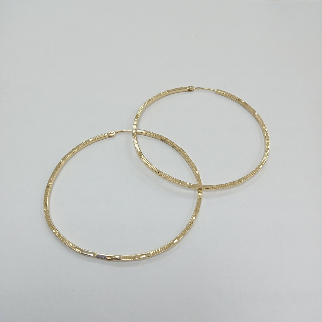 ARRACADAS PAR ORO 14 K 3,70 GRMS (SEMINUEVO)