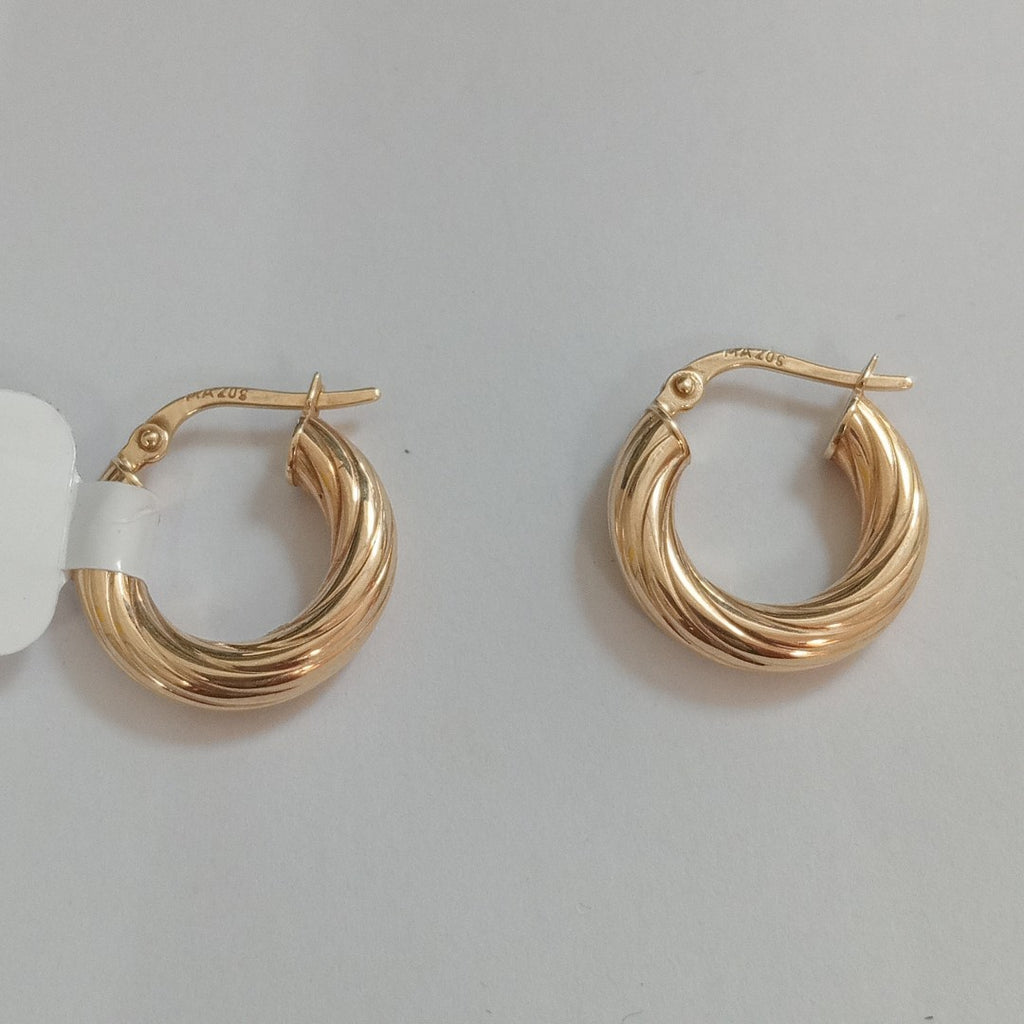 ARRACADAS PAR ORO 14 K 1.7 GRMS (SEMINUEVO)