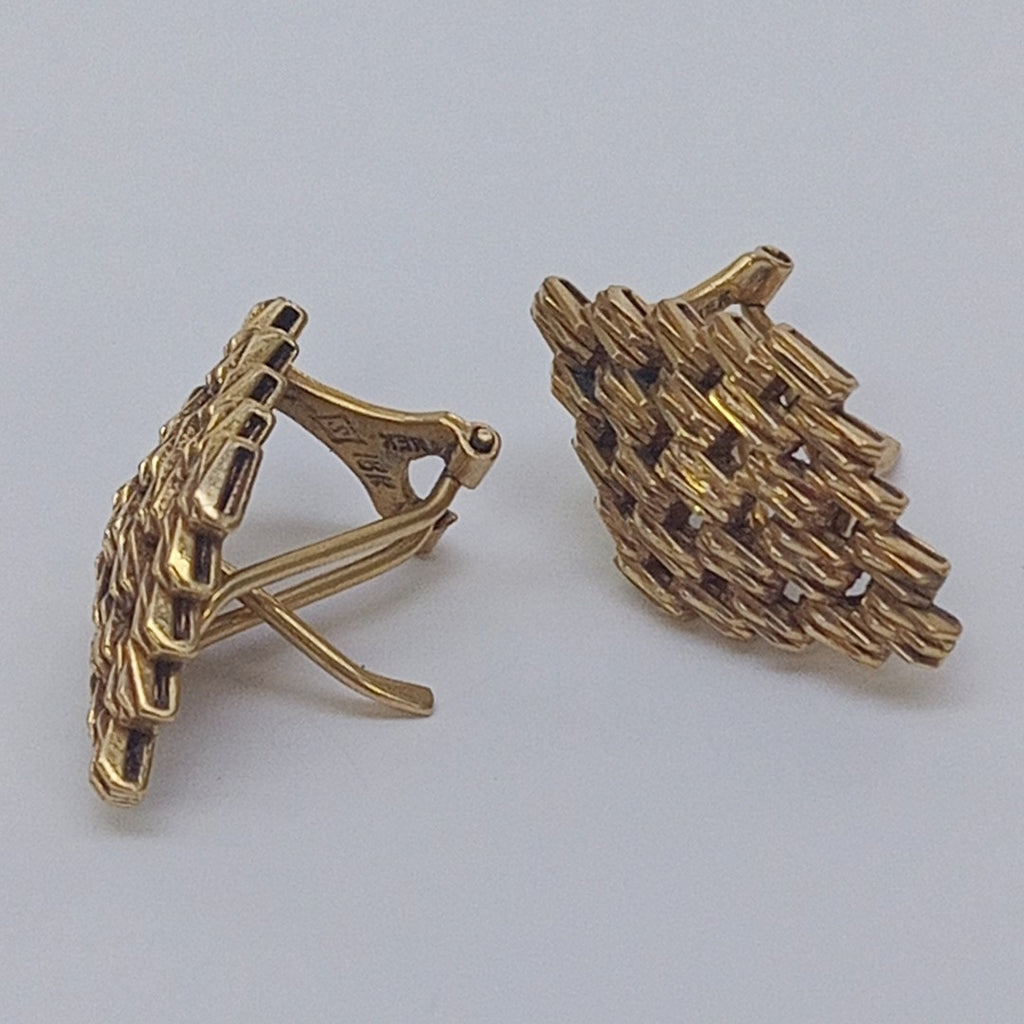 ARETES PAR ORO 18 K 7,80 GRMS (SEMINUEVO)