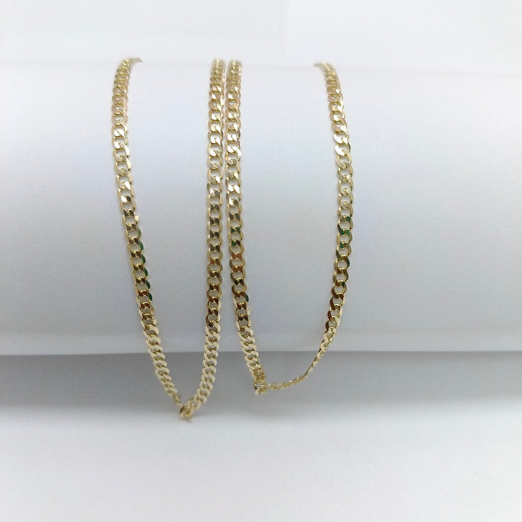 CADENA BARBADA 14K 60 CM 5.9 GR (NUEVO)