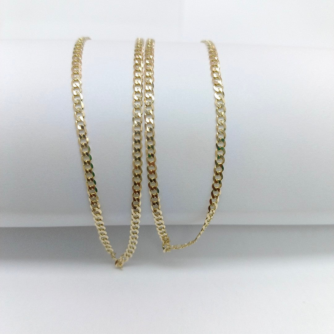 CADENA BARBADA 14K 60 CM 5.9 GR (NUEVO)