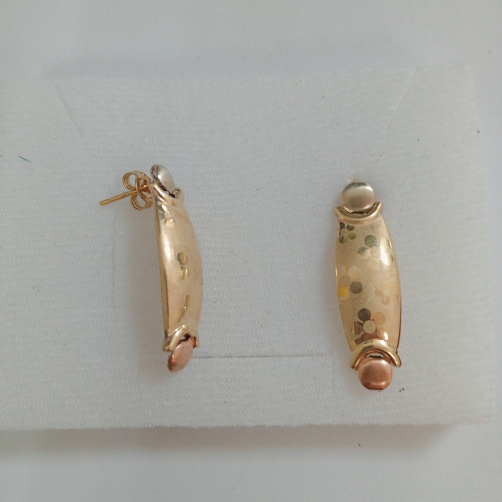 BROQUELES PAR ORO 14 K 3,70 GRMS (SEMINUEVO)