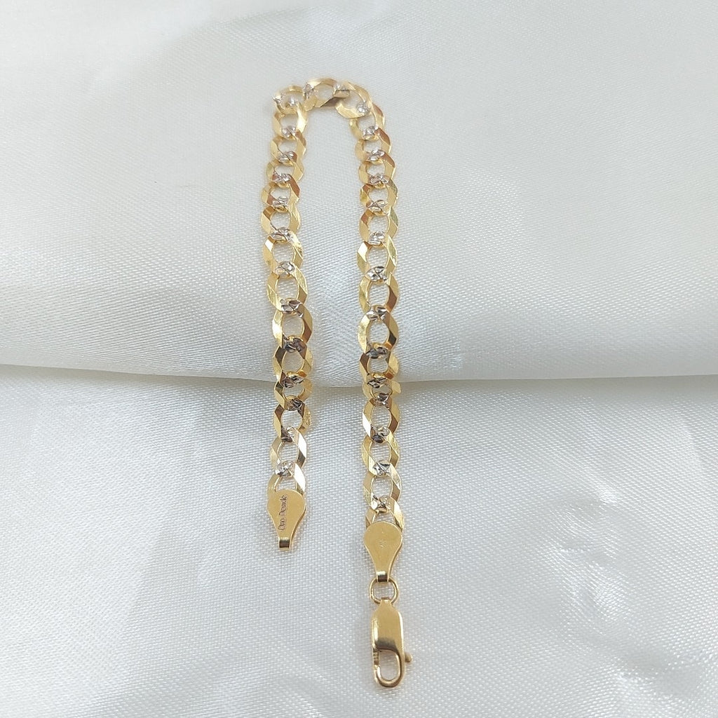 PULSERA BARBADA 14K 21 CM 5.7 GR (NUEVO)