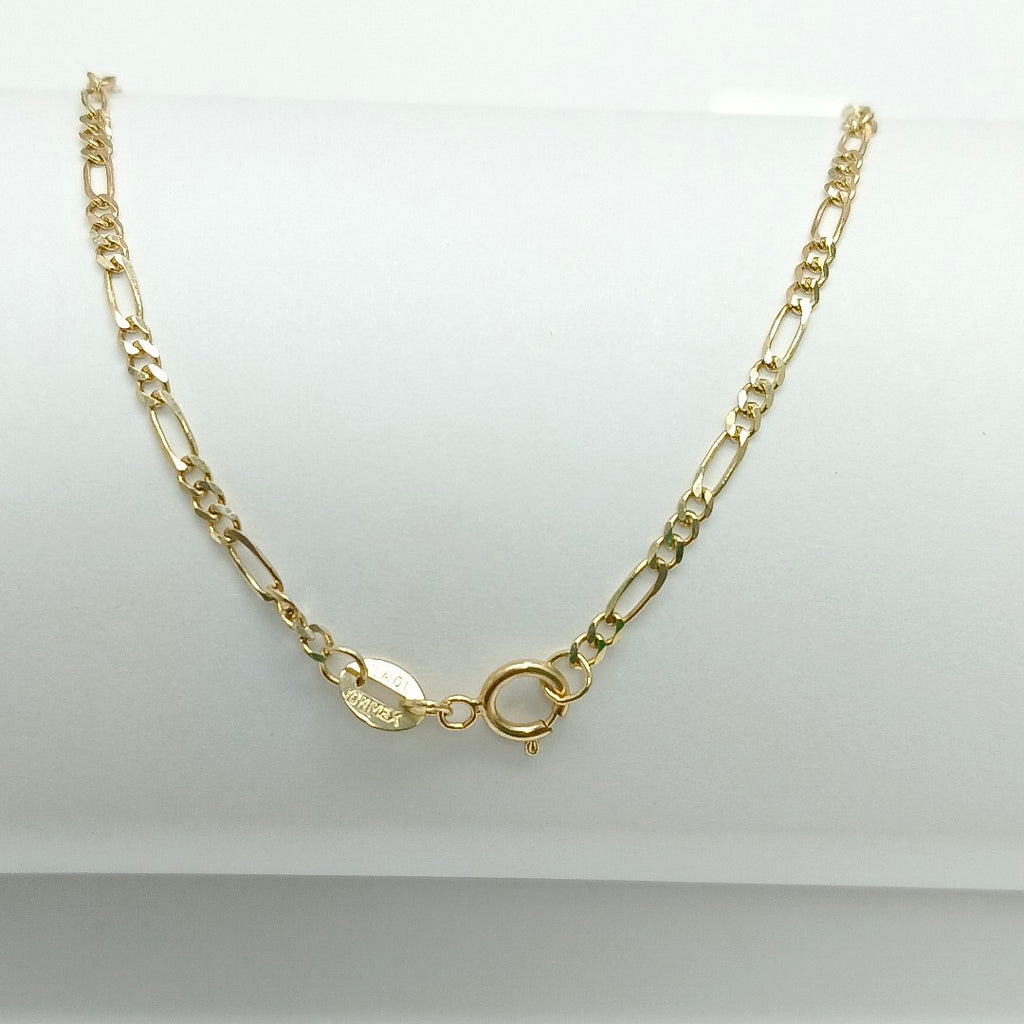 CADENAS TEJIDO 3X1 ORO 10K 50 CM 2.9 GR (NUEVO)