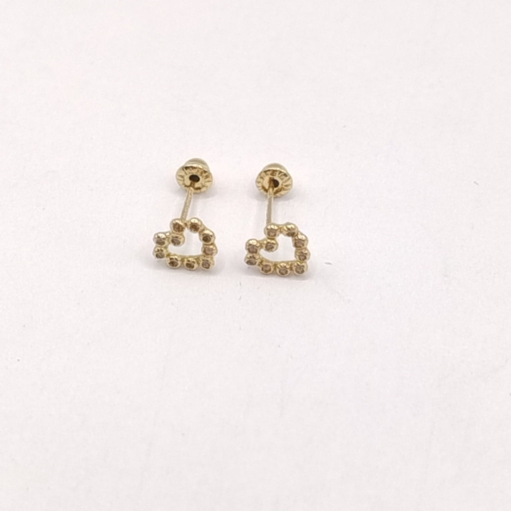 BROQUELES BROQUEL FIG CORAZON 14K 0.23 GR (NUEVO)