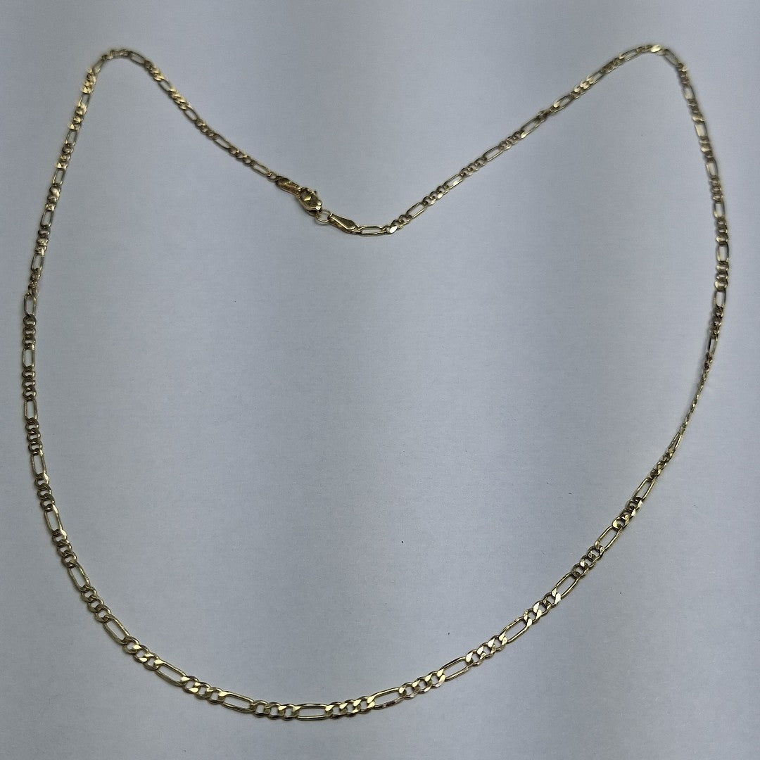 CADENA TEJIDO 3X1 14K 55 CM 5.2 GR (NUEVO)