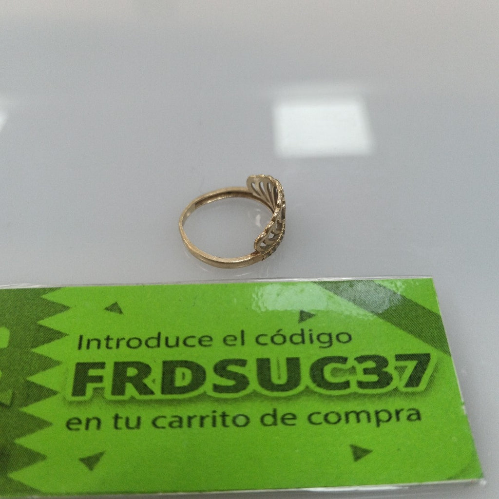 ANILLO CONMEMORATIVO ORO 10 K 1,60 GRMS (SEMINUEVO)