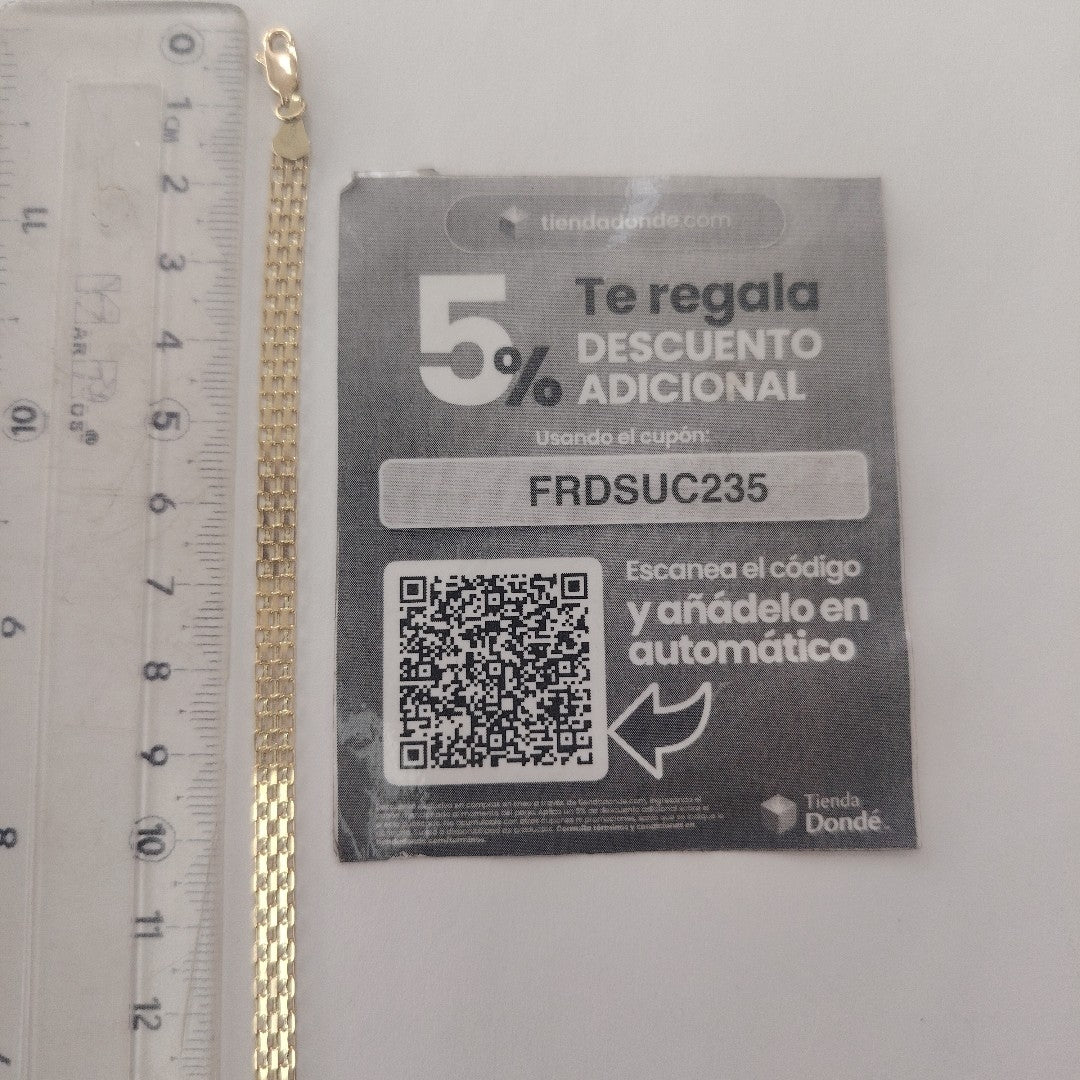 PULSERA ESPECIAL 10K 21 CM 4.4 GR (NUEVO)