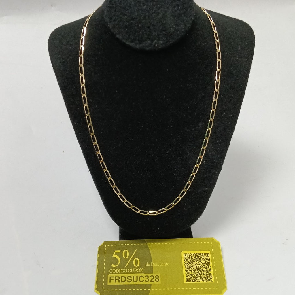 CADENA ESLABONES 14K 55 CM 9.9 GR (NUEVO)