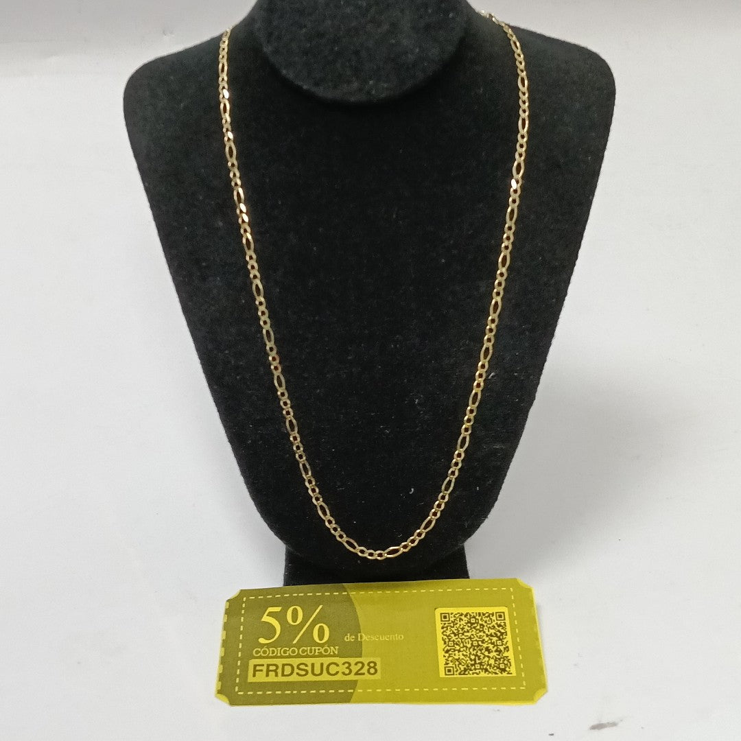 CADENA 3X1 14K 60 CM 8.9 GR (NUEVO)
