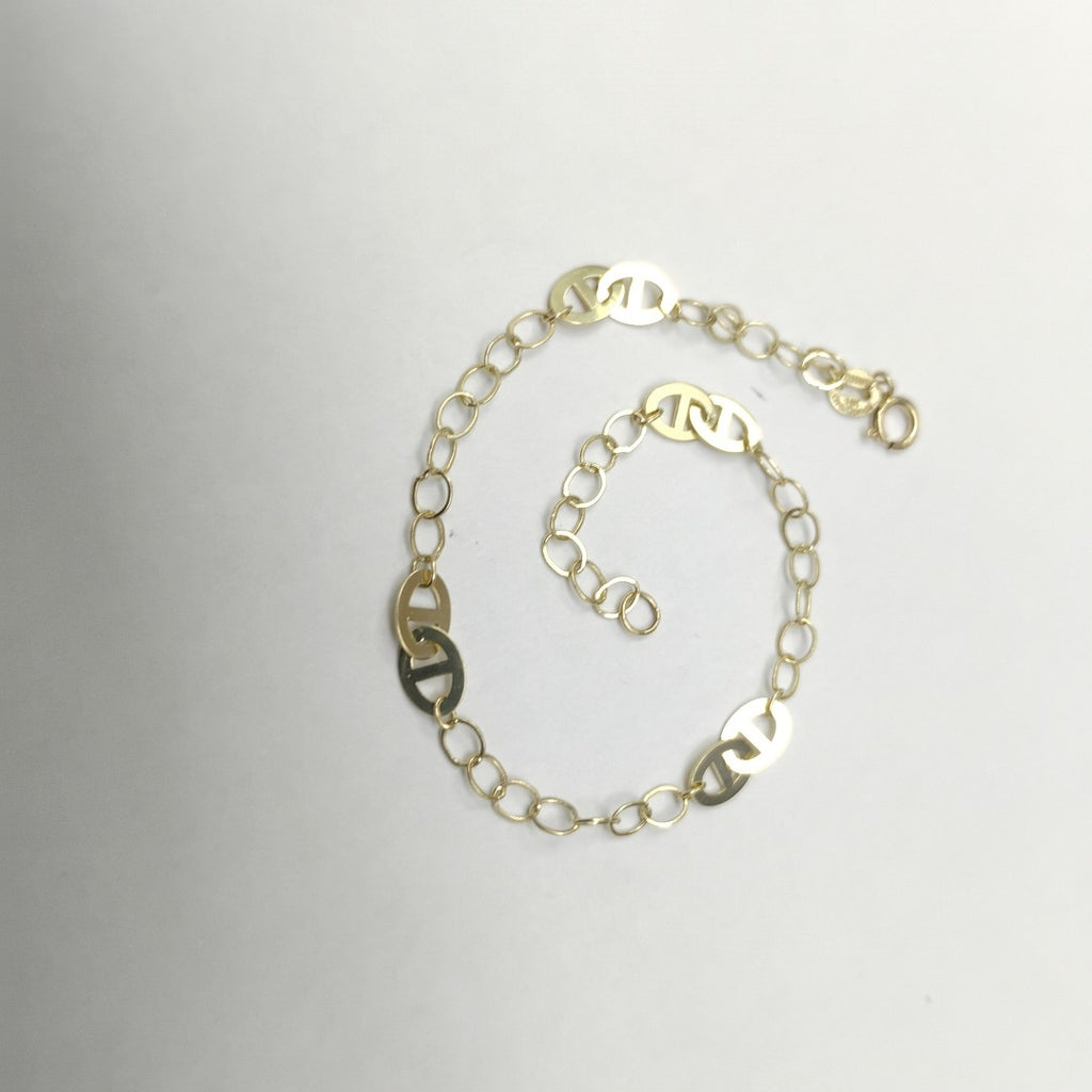 PULSERA ESPECIAL 14K 18 CM 1.5 GR (NUEVO)