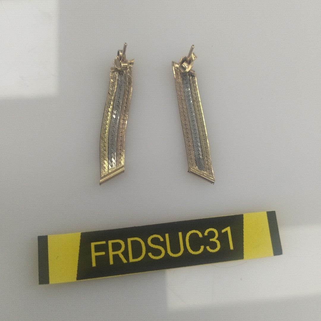 ARETES PAR ORO 10 K 2 GRMS (SEMINUEVO)