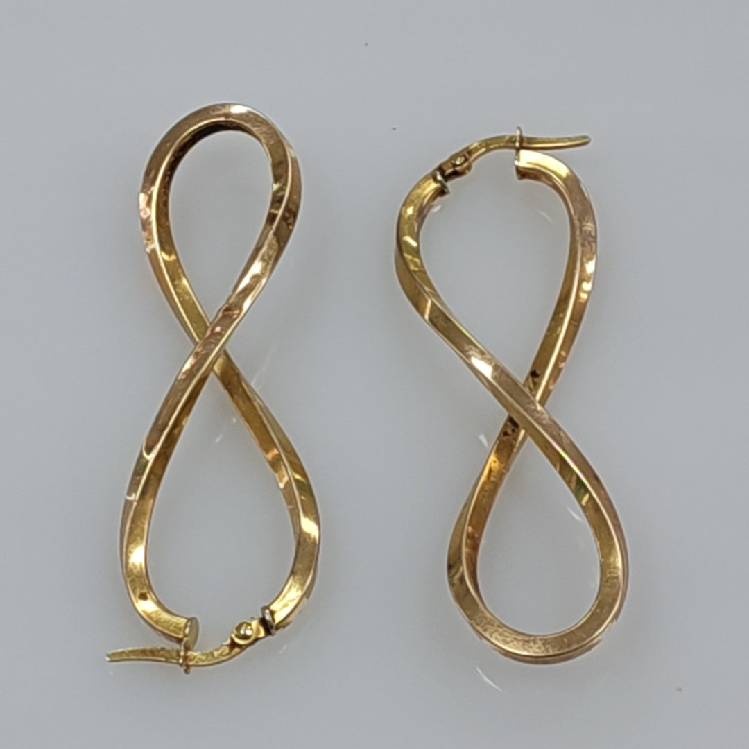 ARRACADAS PAR ORO 14 K 2,90 GRMS (SEMINUEVO)