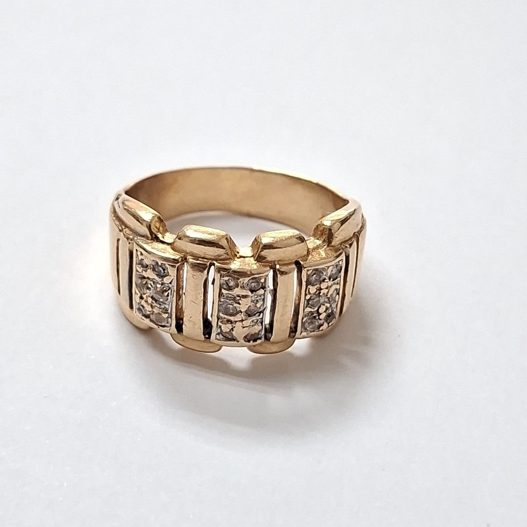 ANILLO ORO 14 K 6 GRMS (SEMINUEVO)