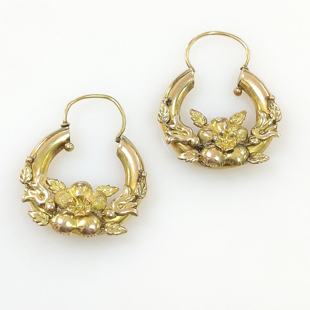 ARRACADAS PAR ORO 18 K 3,90 GRMS (SEMINUEVO)