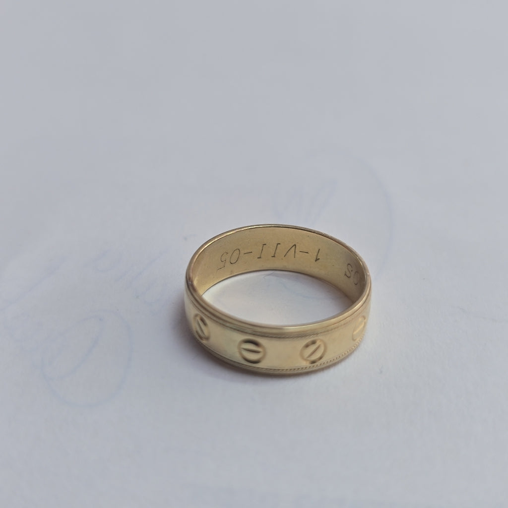 ANILLITO ORO 14 K 2.8 GRMS (SEMINUEVO)