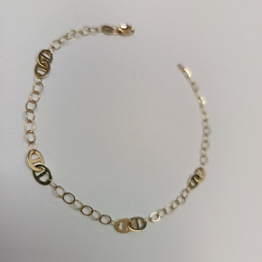 PULSERA ESPECIAL 14K 21 CM 1.9 GR (NUEVO)