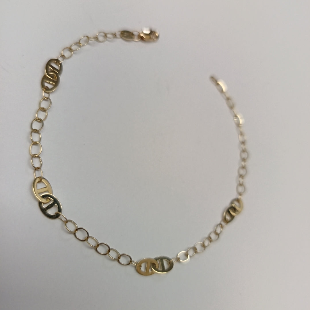 PULSERA ESPECIAL 14K 21 CM 1.9 GR (NUEVO)