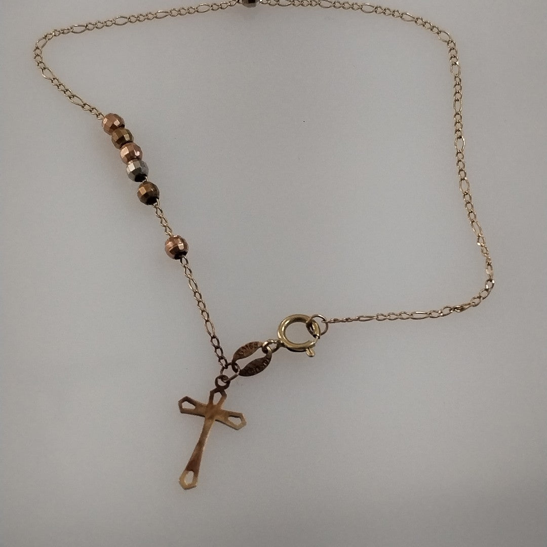 CRUZ, PULSERA ORO 10 K 1 GRMS (SEMINUEVO)