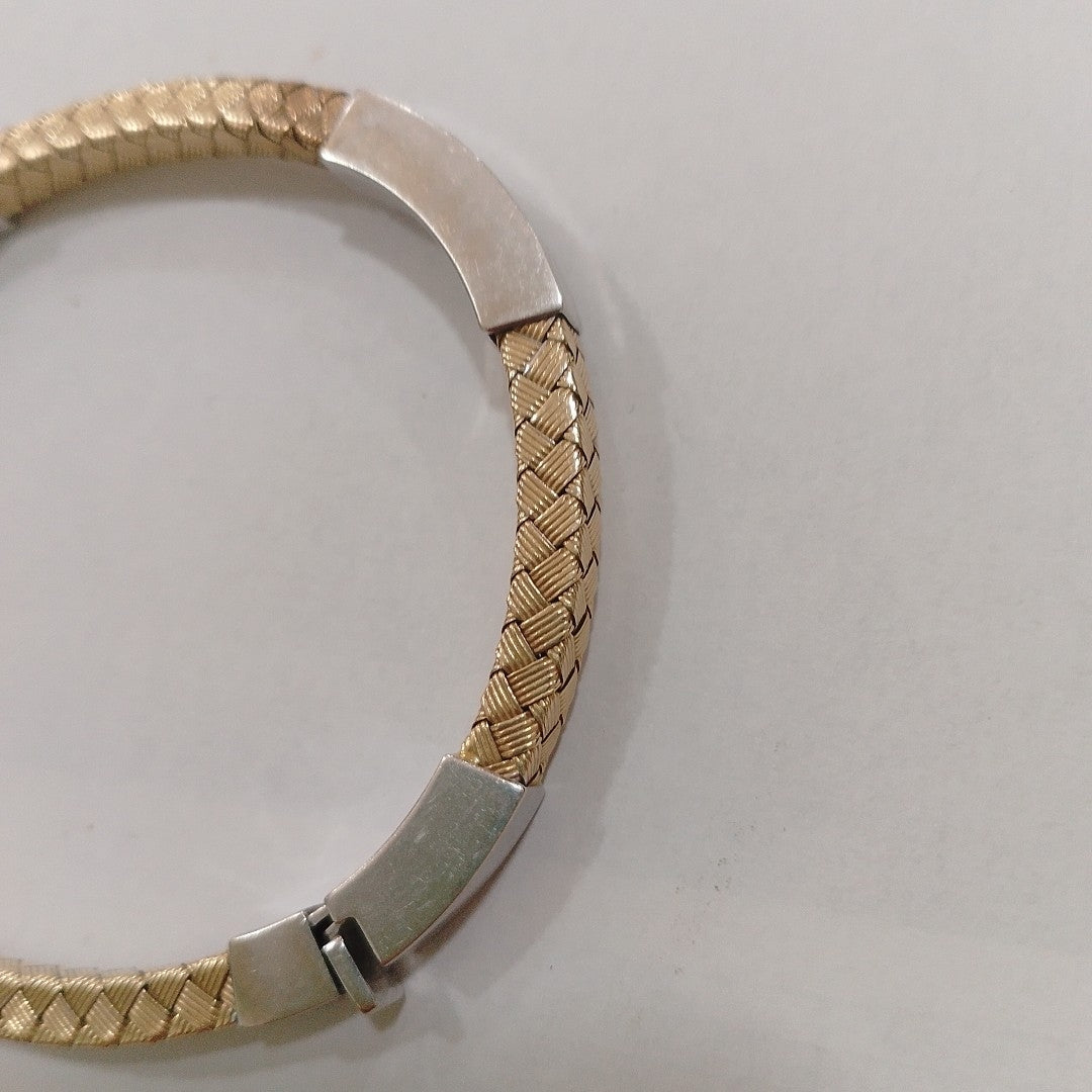 PULSERA ORO COMBINADO 14 K 17,80 GRMS (SEMINUEVO)