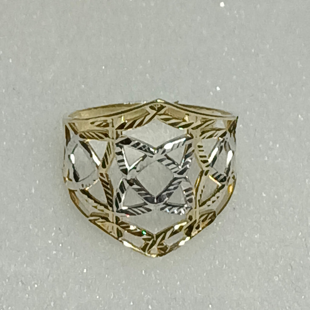 ANILLOS CON ESTRELLA CELTA 14K TALLA 7.5 2.3 GR (NUEVO)