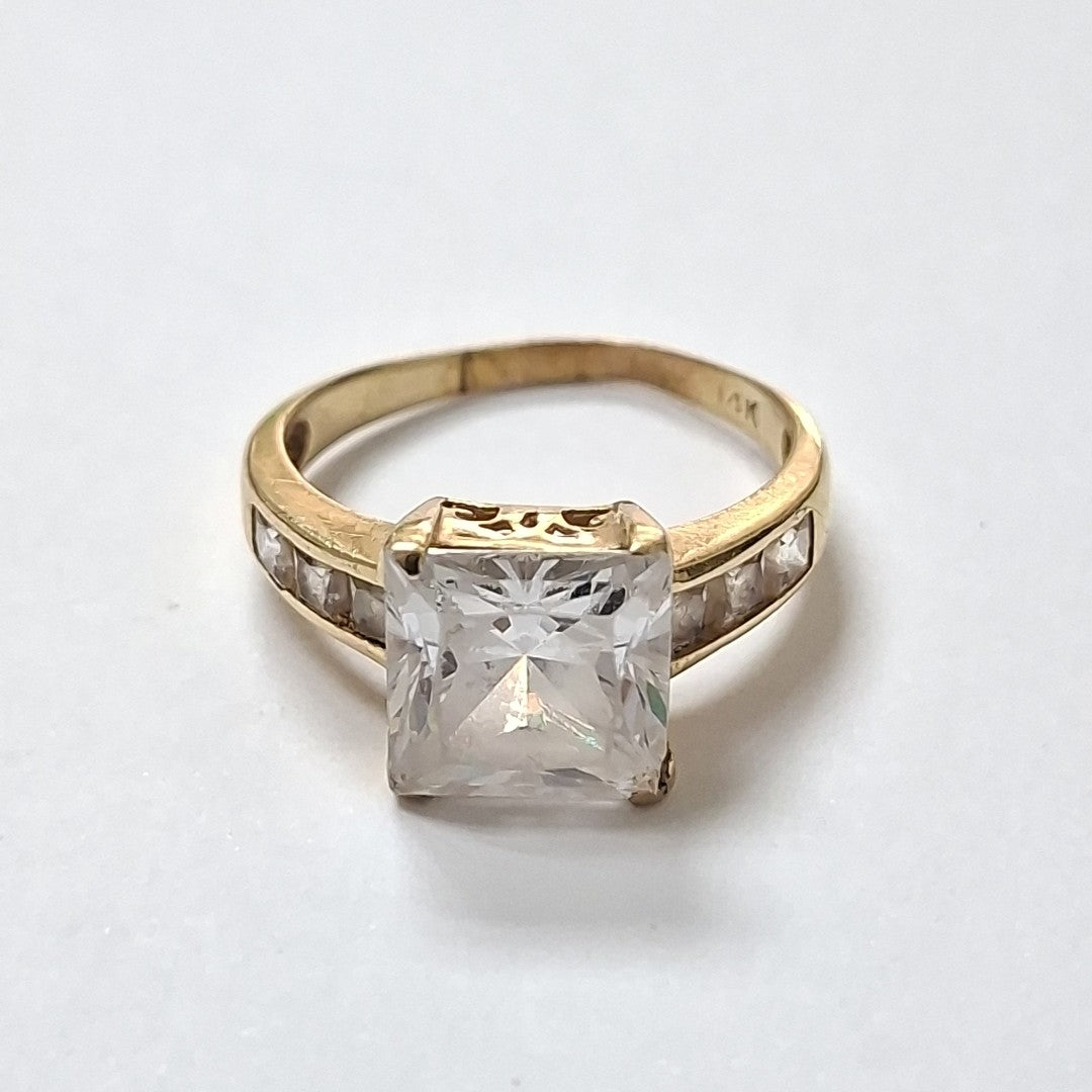 ANILLO ORO 14 K 4,00 GRMS (SEMINUEVO)