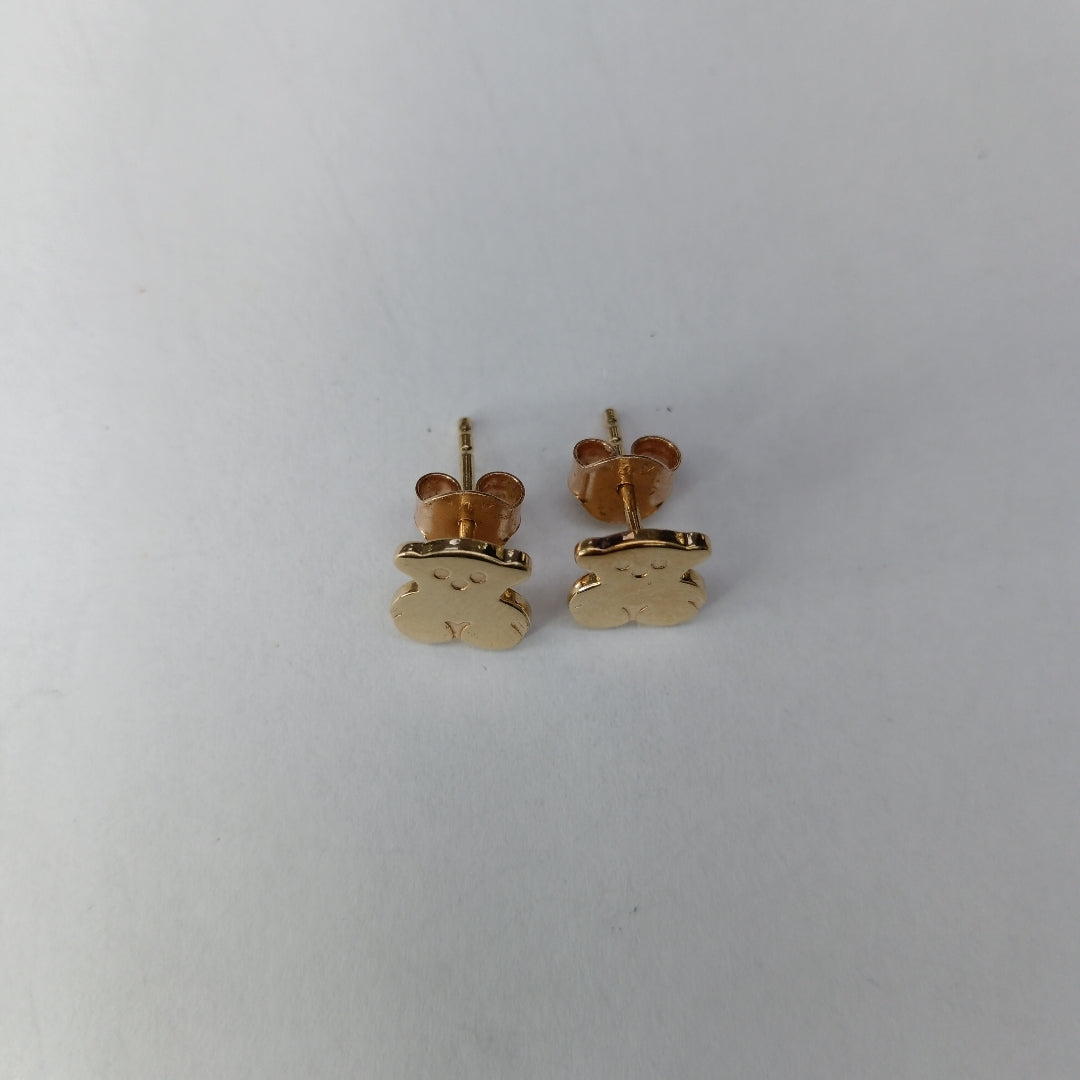 BROQUELES PAR ORO 14 K 1,90 GRMS (SEMINUEVO)
