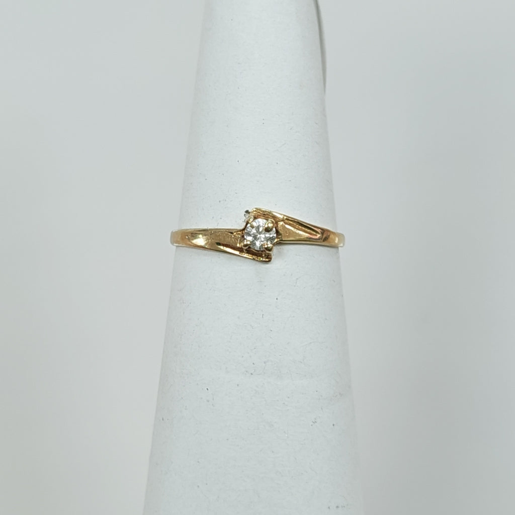 ANILLO ORO 10 K 0.5 GRMS (SEMINUEVO)