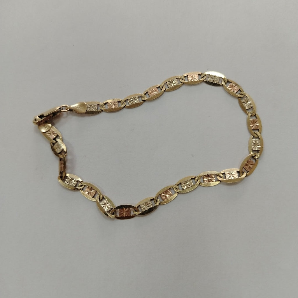 PULSERA ORO, ORO COMBINADO 14 K 5.6 GRMS (SEMINUEVO)