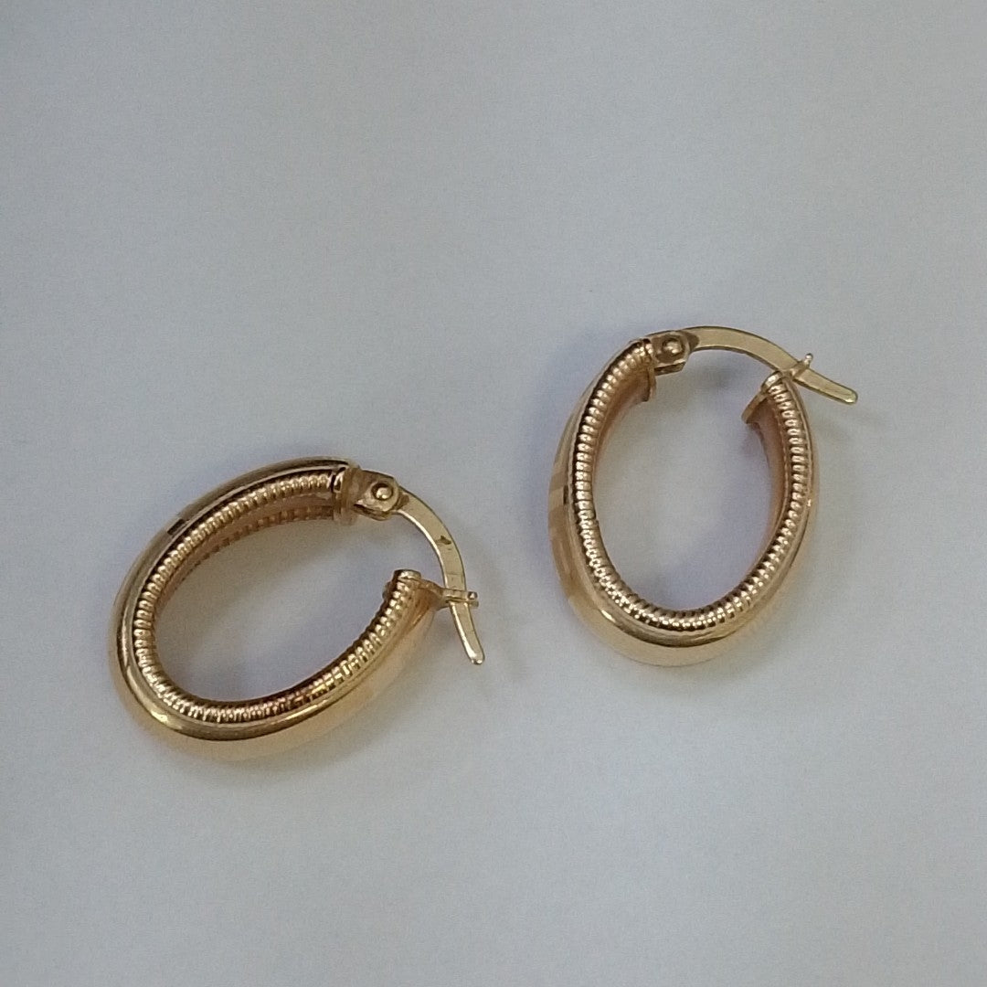 ARRACADAS PAR ORO 14 K 4.2 GRMS (SEMINUEVO)