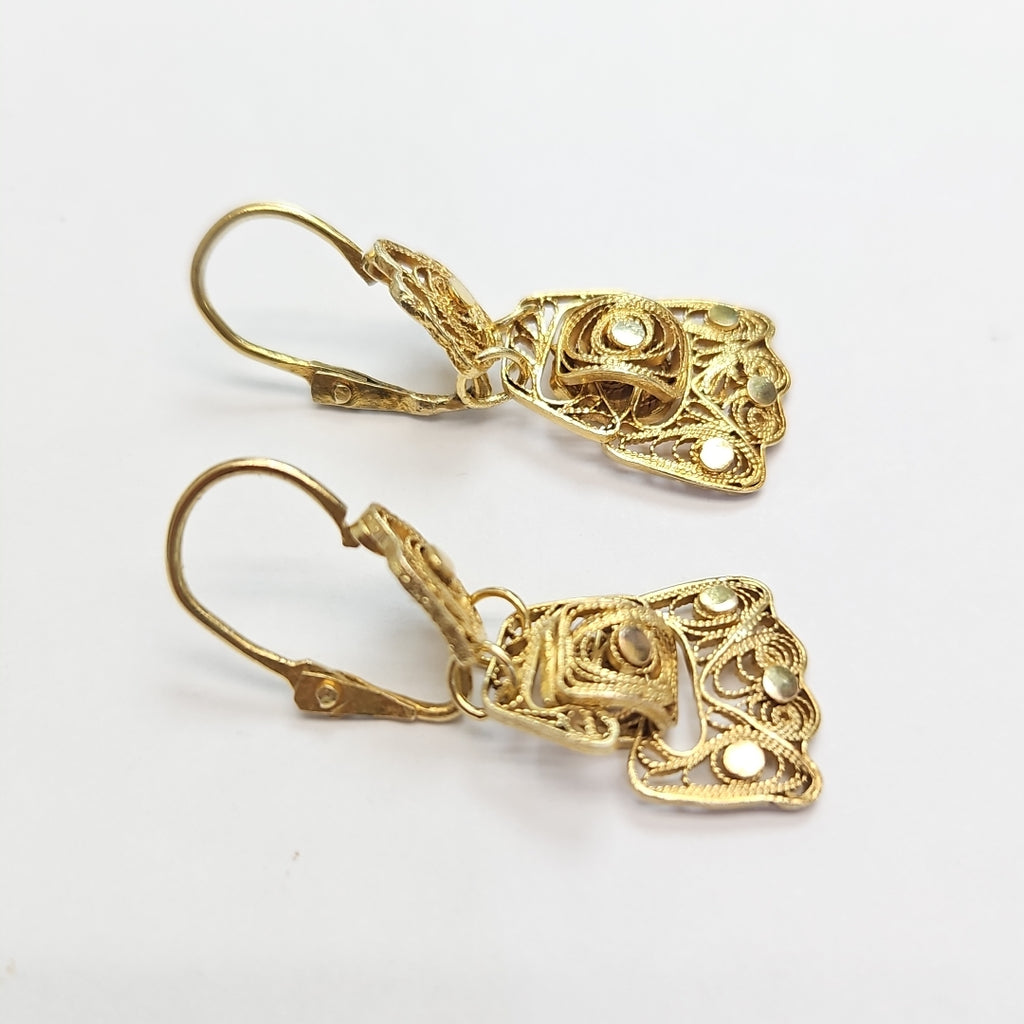ARETES PAR ORO 8 K 4,70 GRMS (SEMINUEVO)