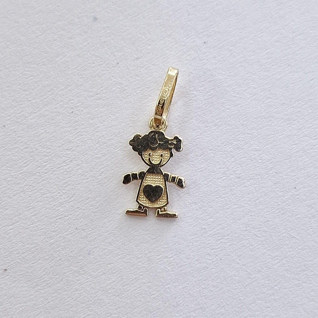 DIJE NIÑA 10K 0.3 GR (NUEVO)