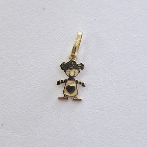 DIJE NIÑA 10K 0.3 GR (NUEVO)