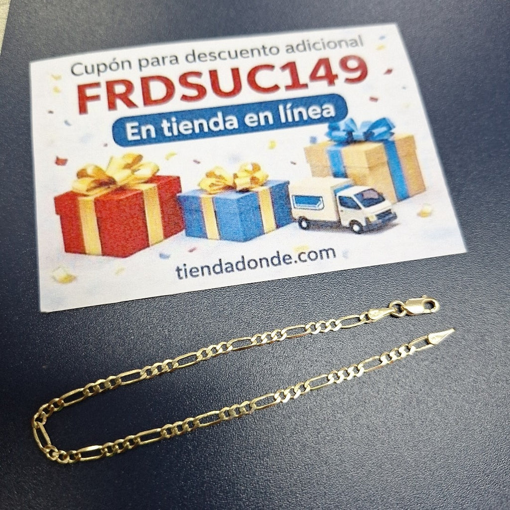 PULSERA 3X1 10K 18 CM 1.6 GR (NUEVO)